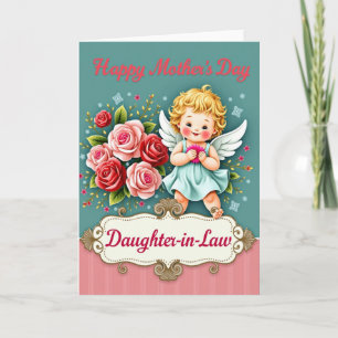 Floral Mothers Day Angel Card