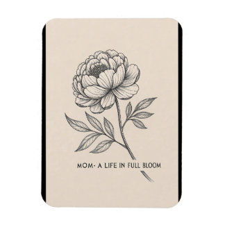 Floral Mother's Day Art - 'Life in Bloom' Decor Magnet