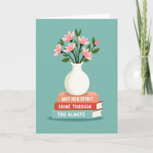 Floral Mothers Day Books Card