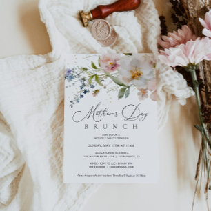 Floral Mother's Day Brunch Invitation