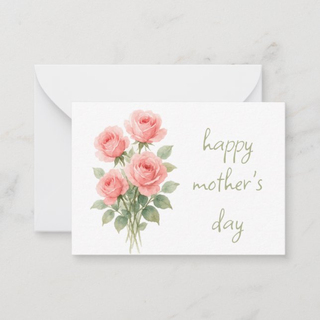 Floral Mother's Day  Card (Front)