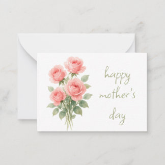 Floral Mother's Day  Card