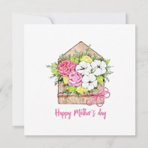 Floral Mother's Day Cards, Greetings Cards,Gift Thank You Card