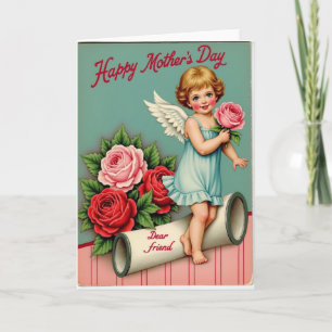 Floral Mothers Day Child Card