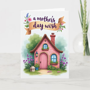 Floral Mothers Day Cottage Card