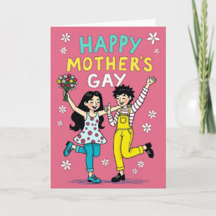 Floral Mothers Day Dance Card
