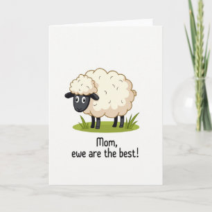 Floral Mothers Day Ewe Love Card