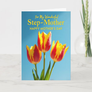 Floral Mothers Day Flame Blooms Card