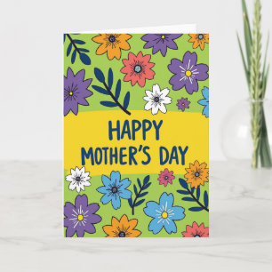 Floral Mothers Day Hello Card