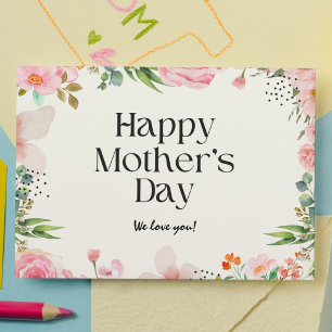 Floral Mother's Day Holiday Postcard