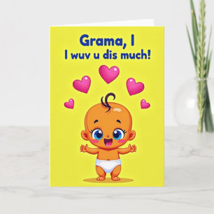 Floral Mothers Day Infant Card