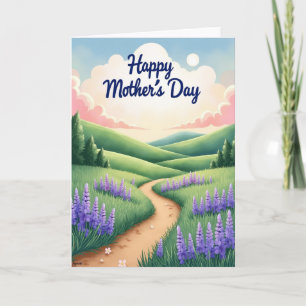 Floral Mothers Day Meadow Card
