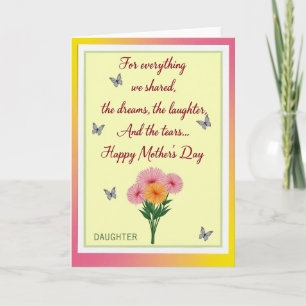 Floral Mothers Day Memories Card
