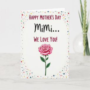 Floral Mothers Day Mimi Card