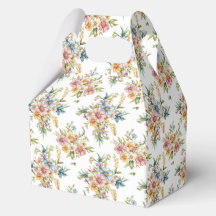 Floral Mothers Day Party Favour Box