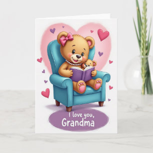 Floral Mothers Day Reading Card