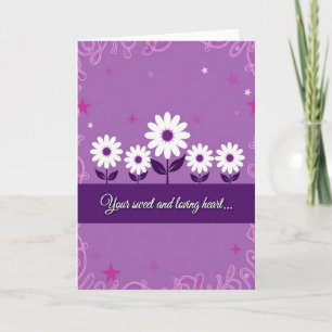 Floral Mothers Day Stars Card