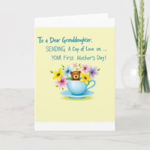 Floral Mothers Day Teacup Card