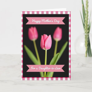 Floral Mothers Day Tulips Card