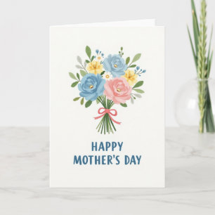 Floral Mothers Day Wishes Card