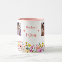 Floral Mother's Day with Name 4 Photos