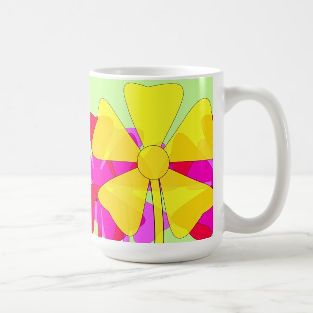 Floral Motif Coffee Mug (Right)