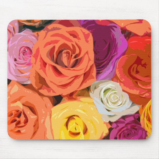 Floral Mouse Pad (Front)