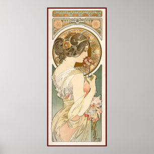Floral. Mucha Poster