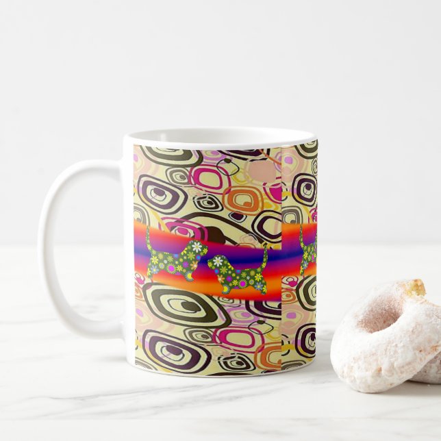 Floral Mug (With Donut)