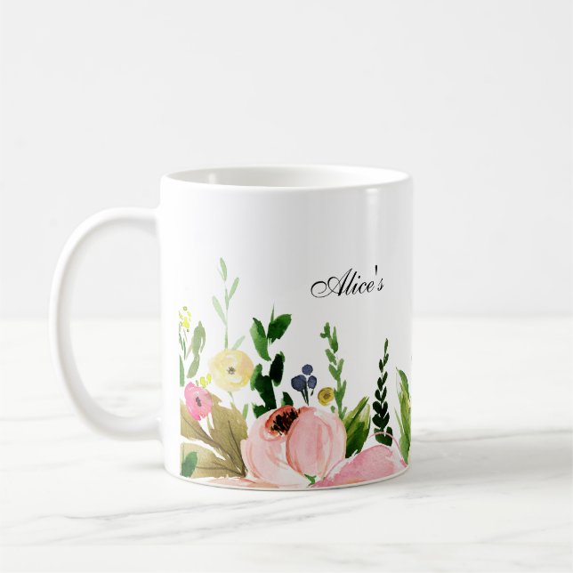 Floral Mug (Left)