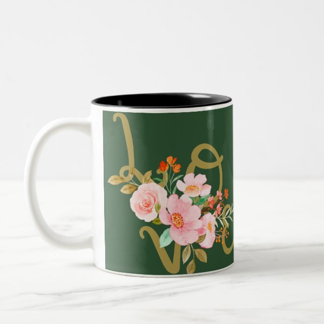 floral mug (Left)