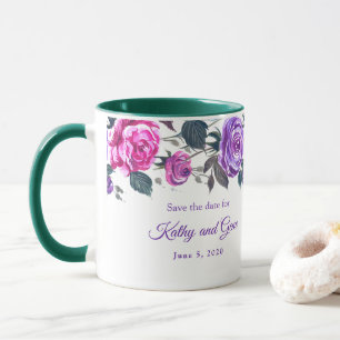 Floral Mug-Save the date Mug