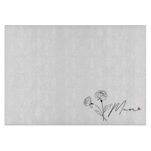 Floral Mum Art – Mother’s Day Gift Ideas Cutting Board