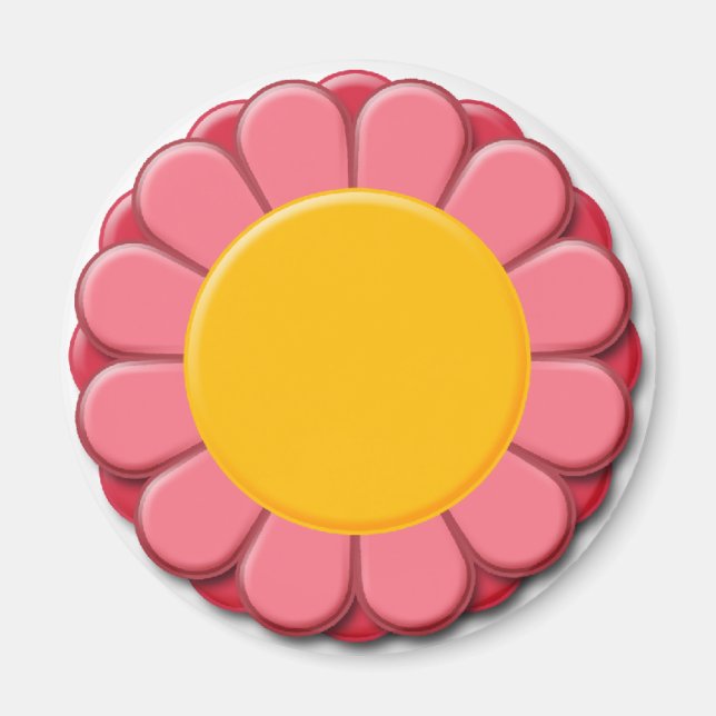 Floral Mum Design Magnet (Front)