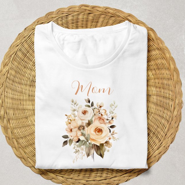 Floral Mum  T-Shirt (Creator Uploaded)