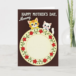 Floral Mummy Mothers Day Card