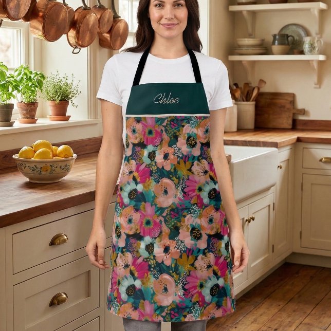 Floral Name  Apron (Creator Uploaded)