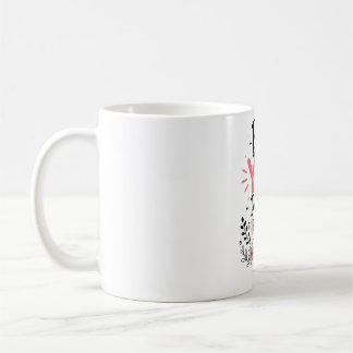 Floral Name Custom Coffee Mug | Watercolor Flower