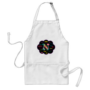 Floral Name Nana Standard Apron