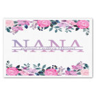 Floral Nana split Monogram with grandkids names