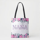 Floral Nana split Monogram with grandkids names