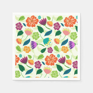 Floral napkin