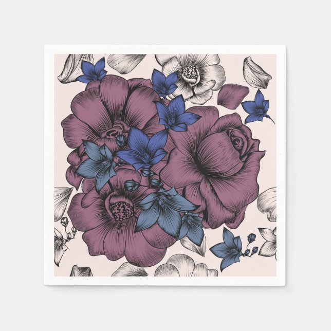 Floral Napkin (Front)