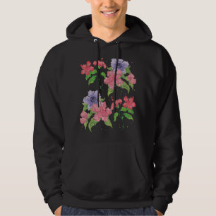 Floral Nature Gardener Garden Flower Blossoms Bota Hoodie
