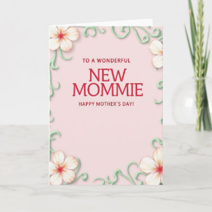 Floral New Mommies Card