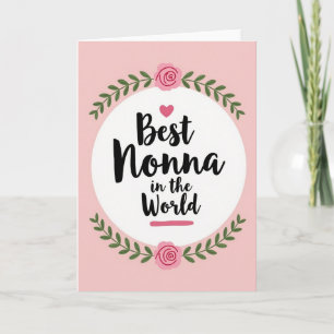 Floral Nonnas Day Card