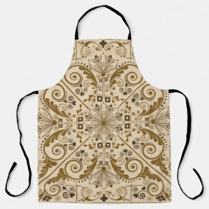 Floral nostalgia: classic vintage background. apron
