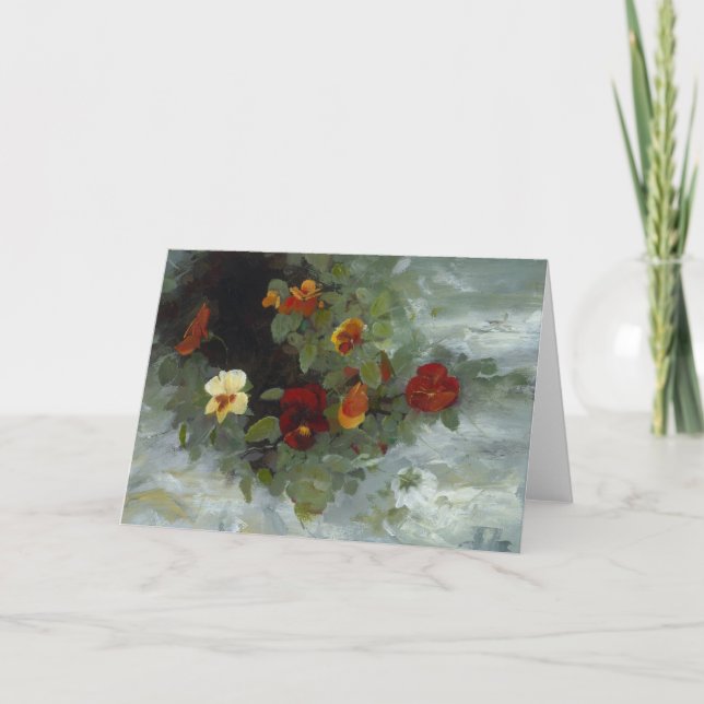 Floral note card (Front)