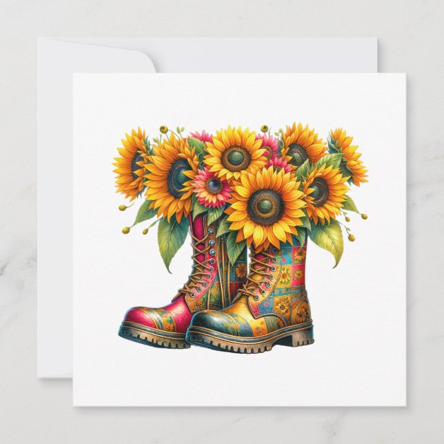 Floral Note Card and Art to Frame (Front)