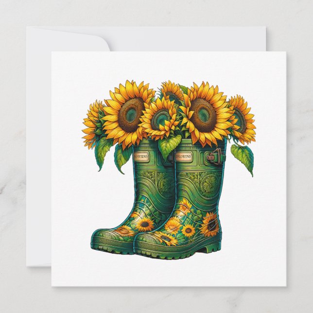 Floral Note Card and Art to Frame (Front)